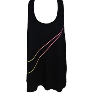 Nike Neon Logo Racer Back Tank Top